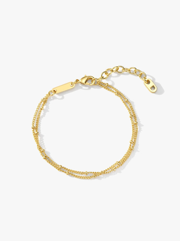 Bobble Chain Layered Bracelet