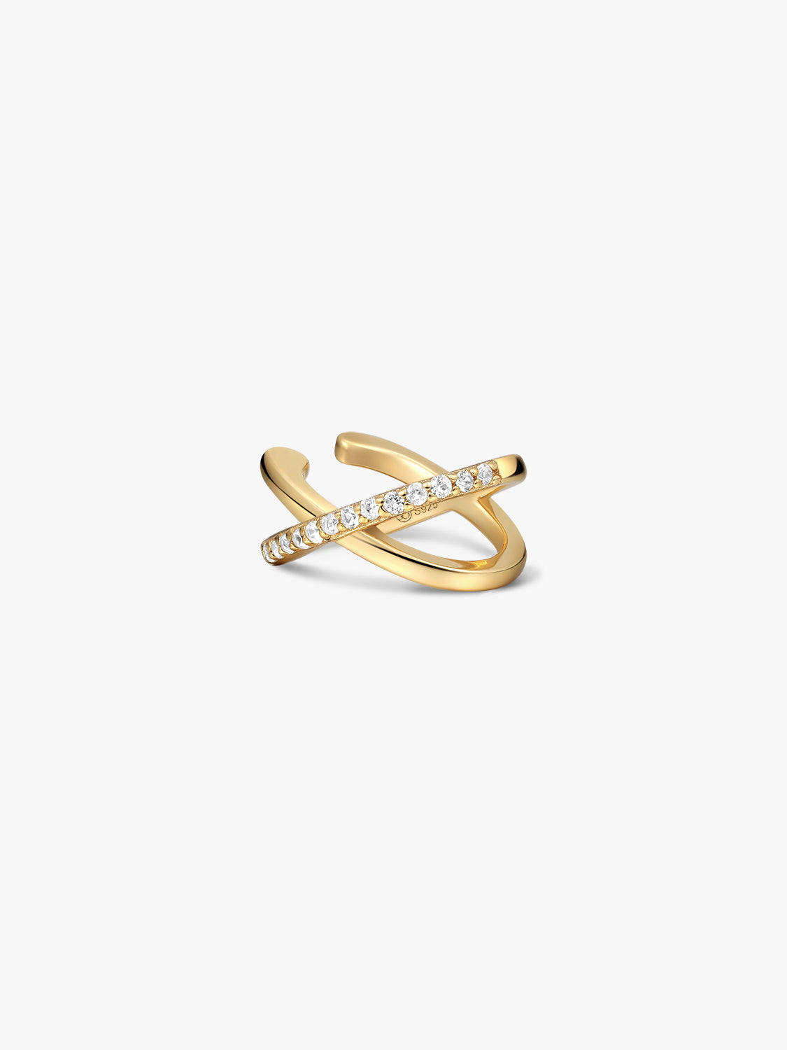 Sapphire Crossover Ear Cuff – OOTDY