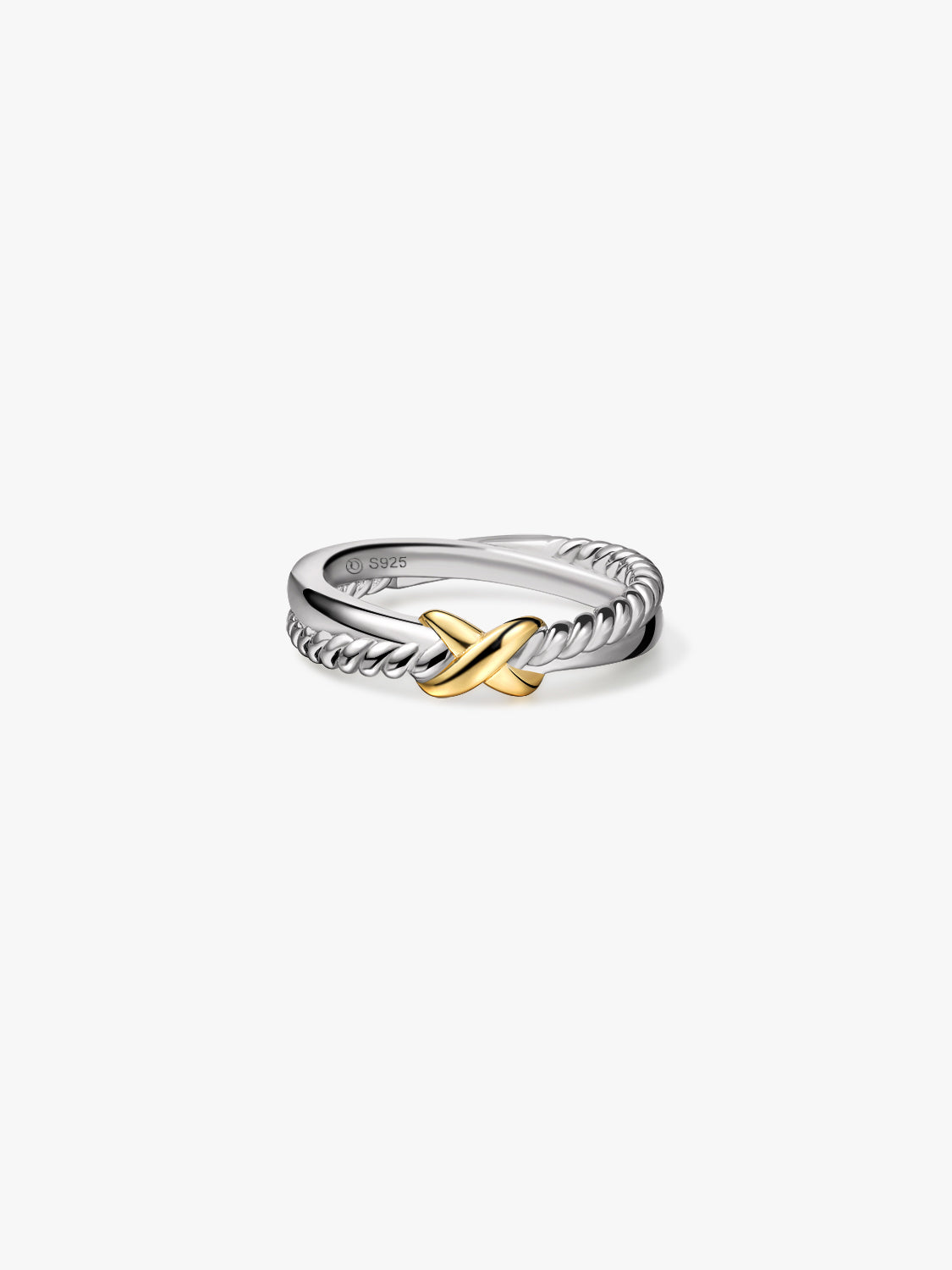 Mixed X Twisted Ring – OOTDY