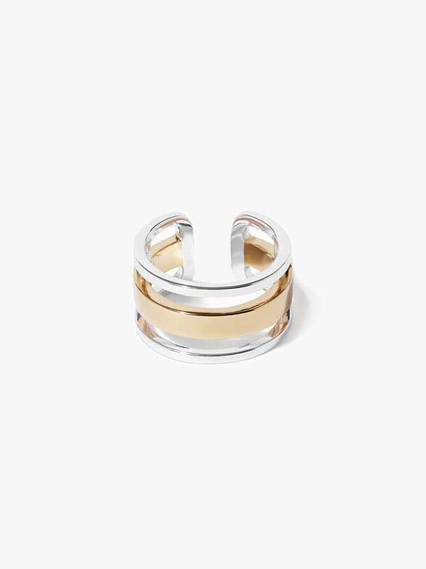 Mixed Bold Triple Ring - Band Rings - OOTDY