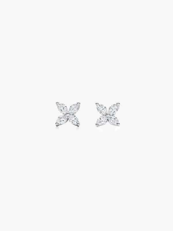 Marquise Sapphire Studs