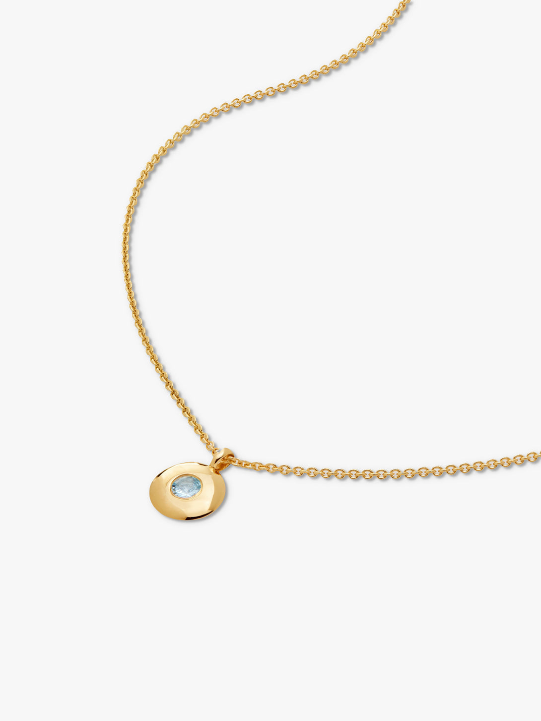 Birthstone Gold Pendant Necklace - Pendant Necklaces - OOTDY