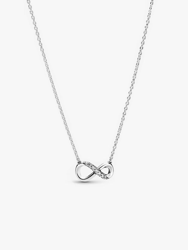 Silver Infinity Loop Necklace - Pendant Necklaces - OOTDY