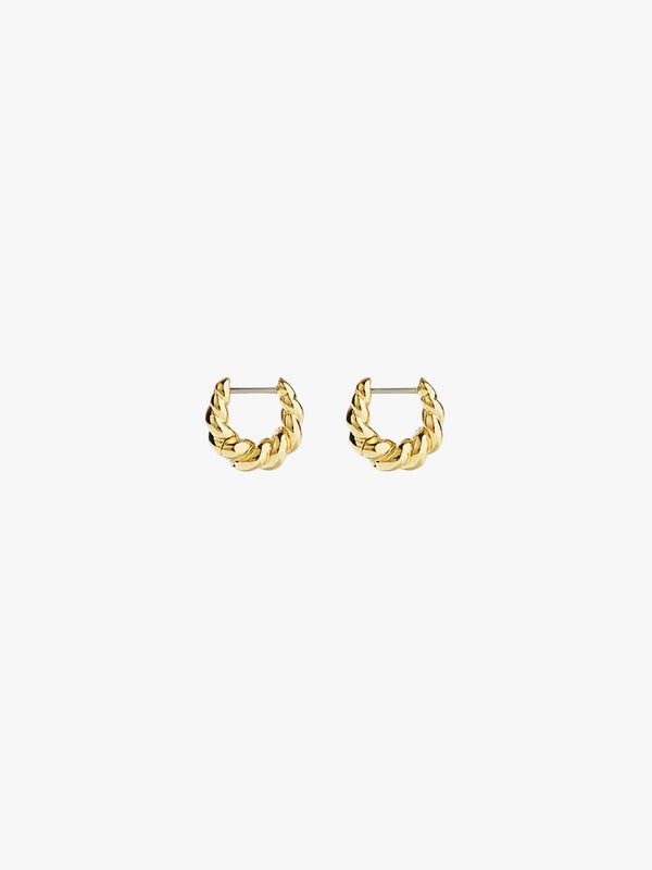 Twist Chain Hoops