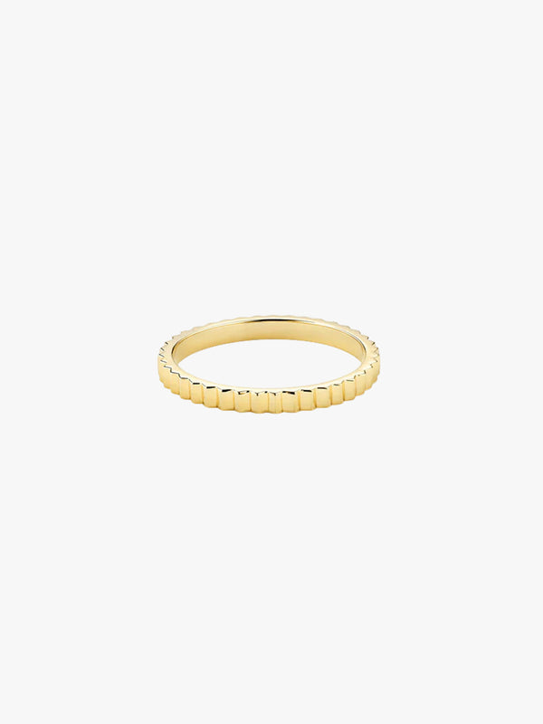 Ridge Slim Band Ring