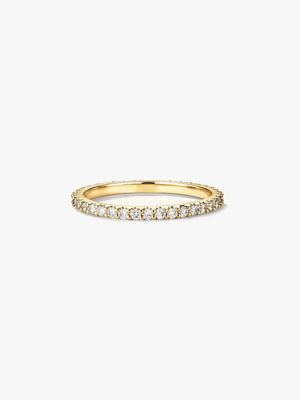 Classic Crystal Eternity Ring