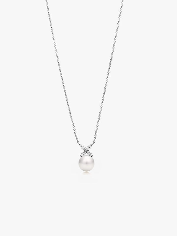 Pearl & Marquise Sapphire Necklace