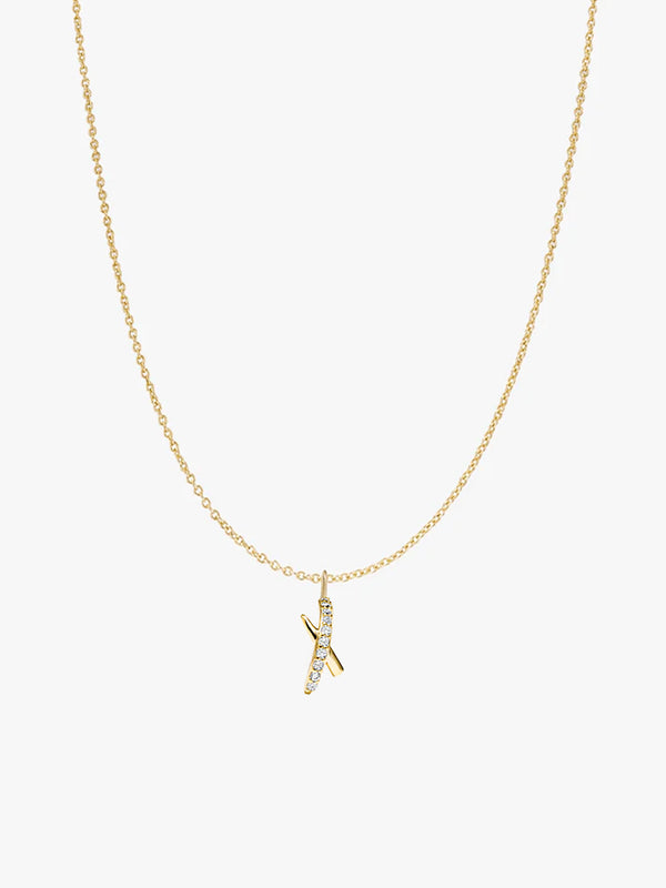 X Cross Necklace