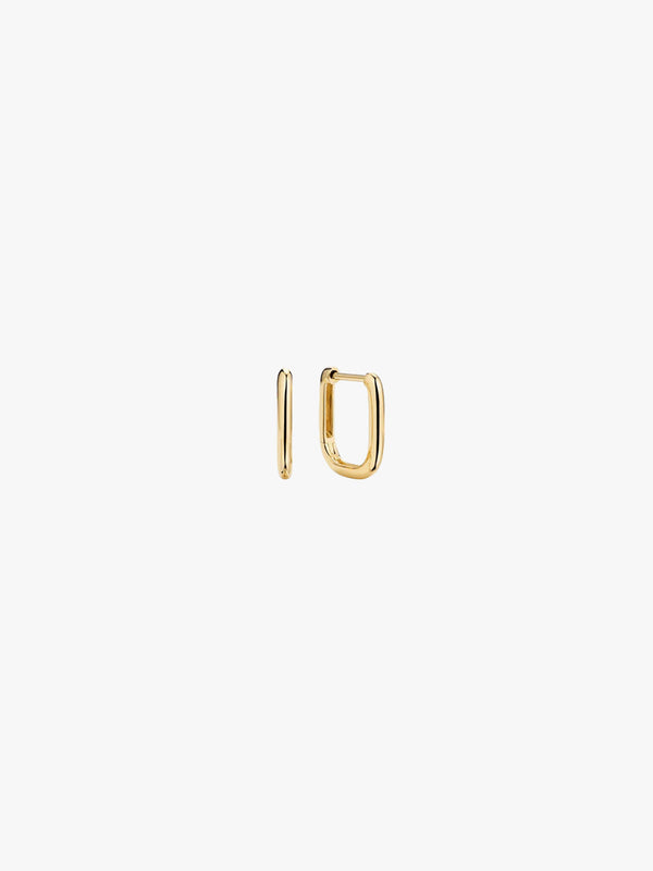 Sleek U Huggie Hoops
