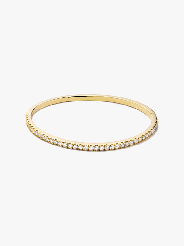 Sapphire Tennis Bangle Bracelet