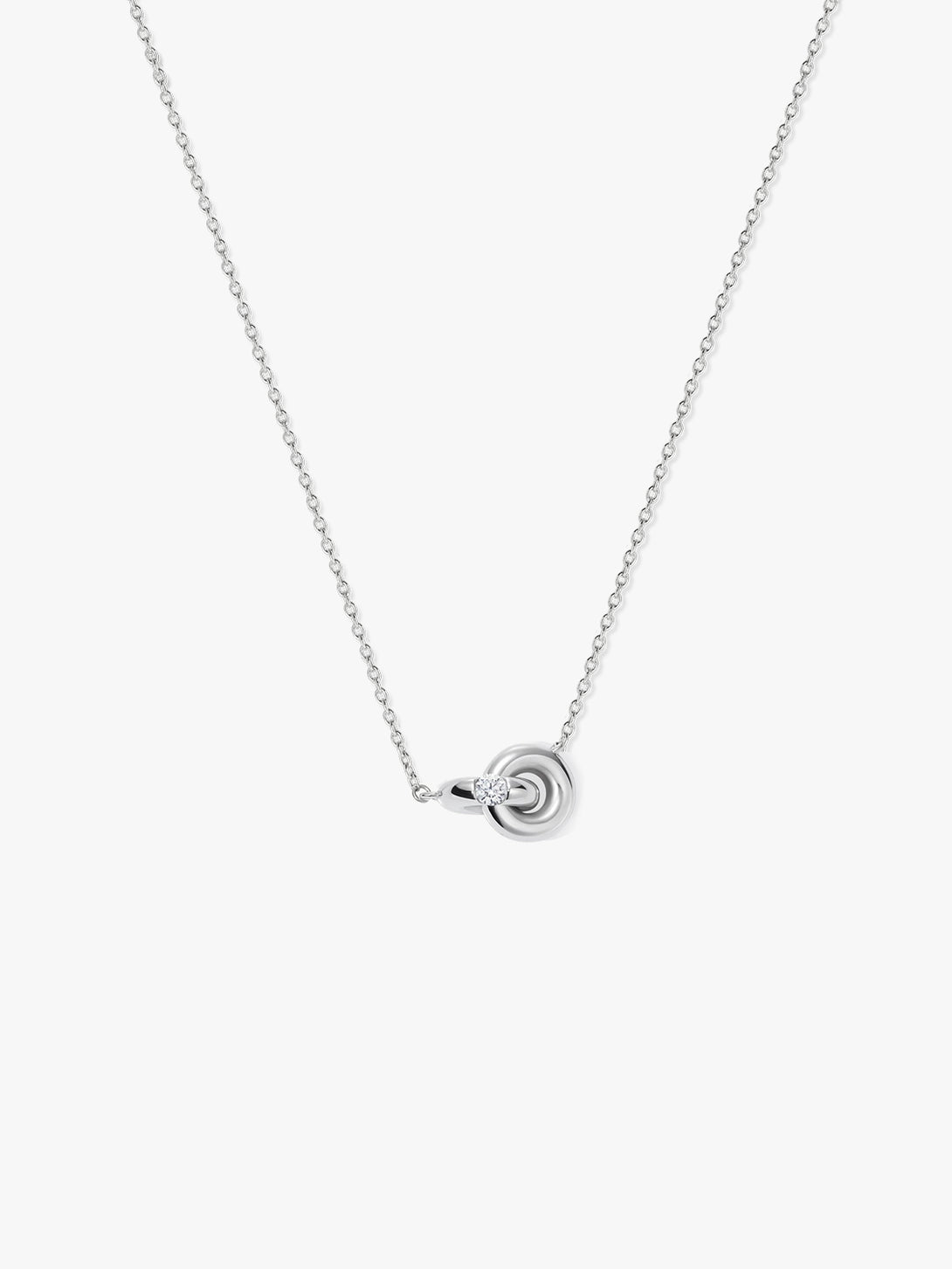 Interlock Donut Necklace - Pendant Necklaces - OOTDY