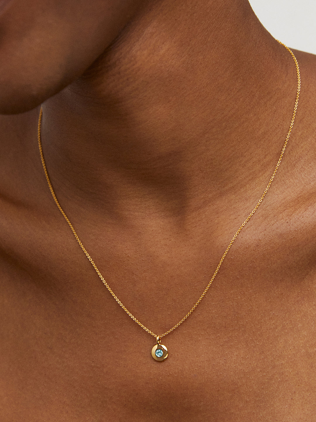 Birthstone Gold Pendant Necklace - Pendant Necklaces - OOTDY