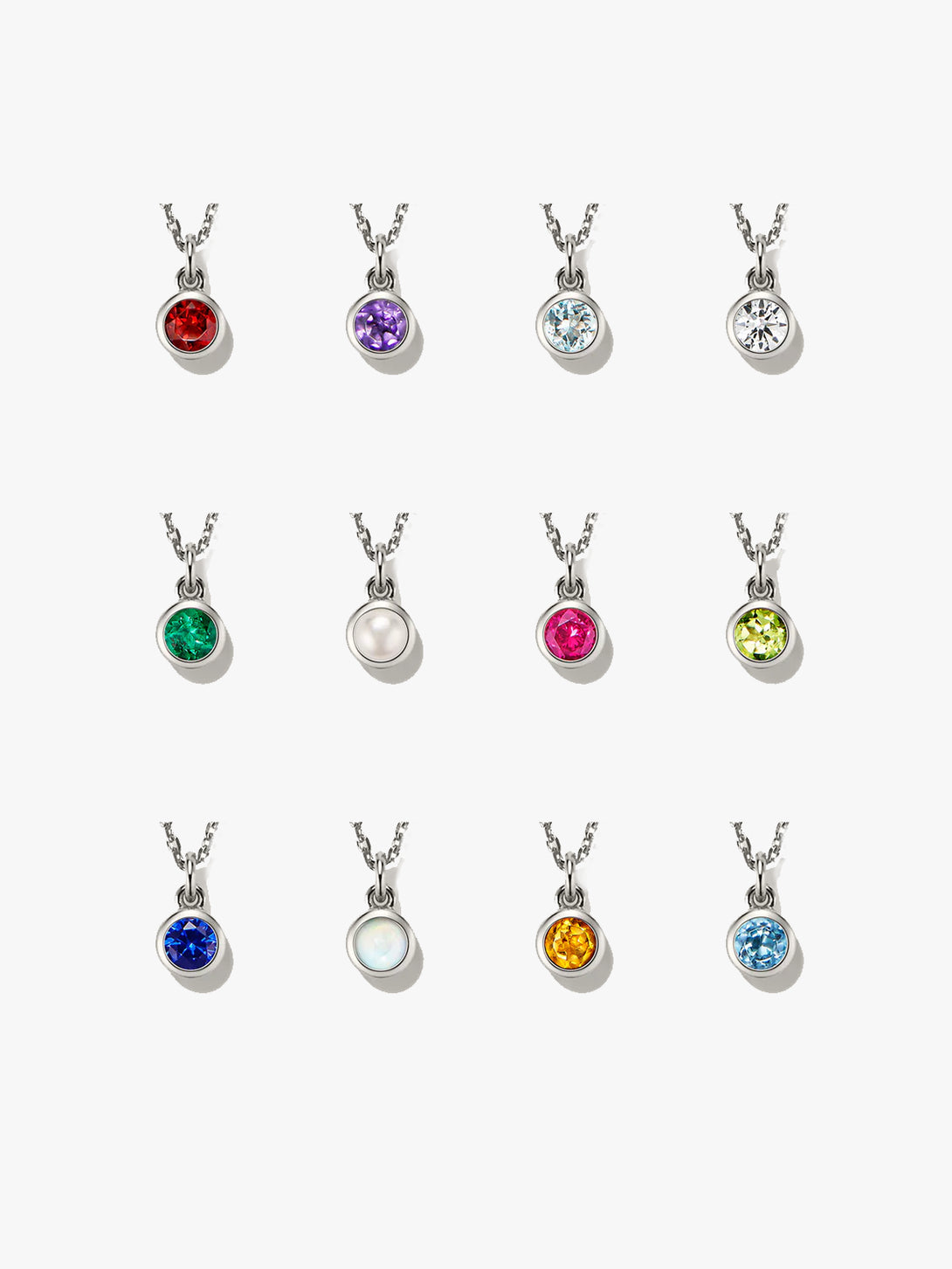 Classic Birthstone Necklace - Pendant Necklaces - OOTDY