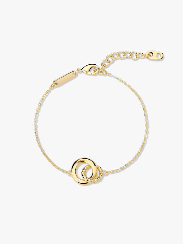 Interlocking Circle Bracelet - Charm Bracelets - OOTDY