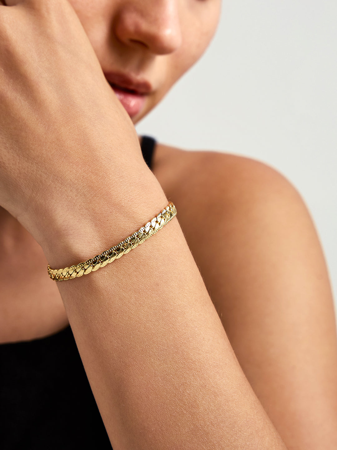 Unisex Herringbone Chain Bracelet - Chain Bracelets - OOTDY