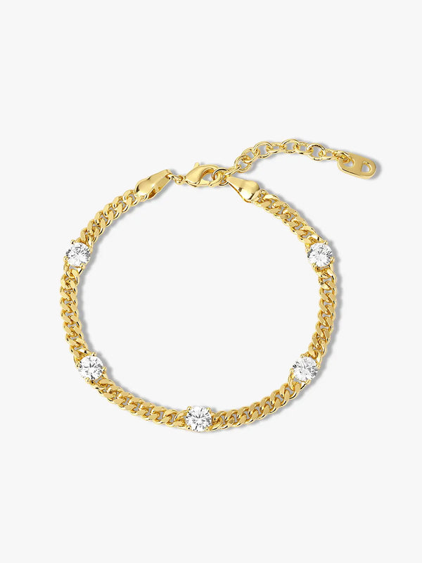 Crystal Strand Gurb Bracelet