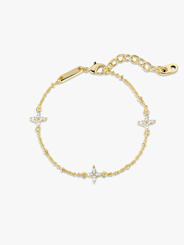 Clover Crystal Bracelet - Delicate Bracelets - OOTDY