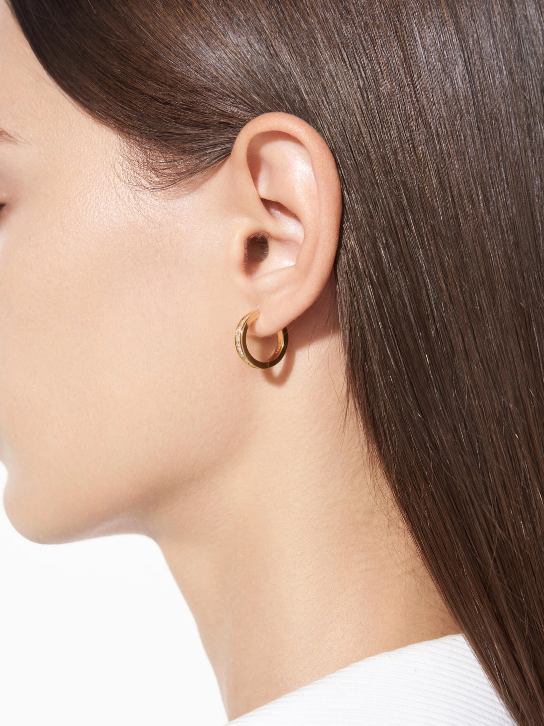 Classical Pave Huggie Earrings - OOTDY