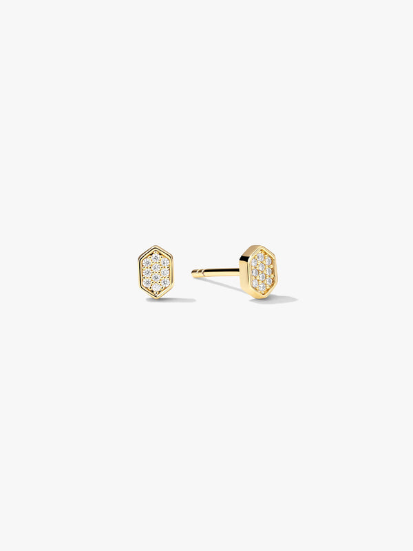 Hexagonal Pave Studs