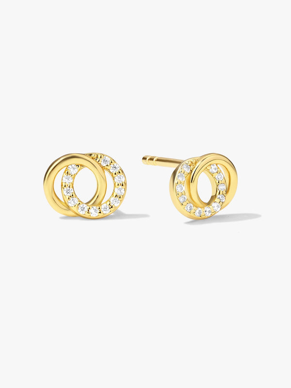 Double Circle Studs
