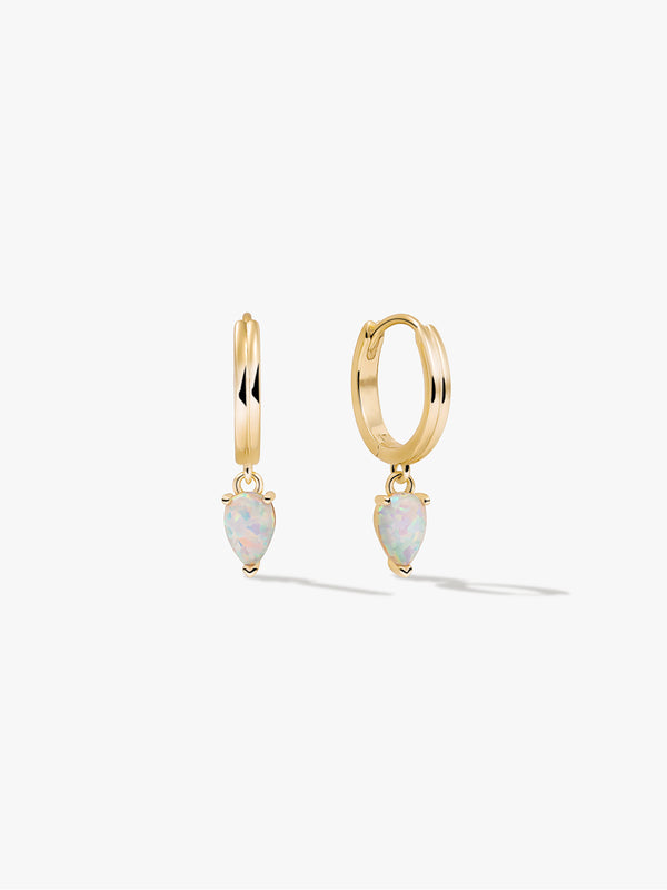 Opal Teardrop Drops