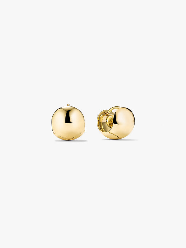 Chunky Spherical Huggies - Huggie Earrings - OOTDY