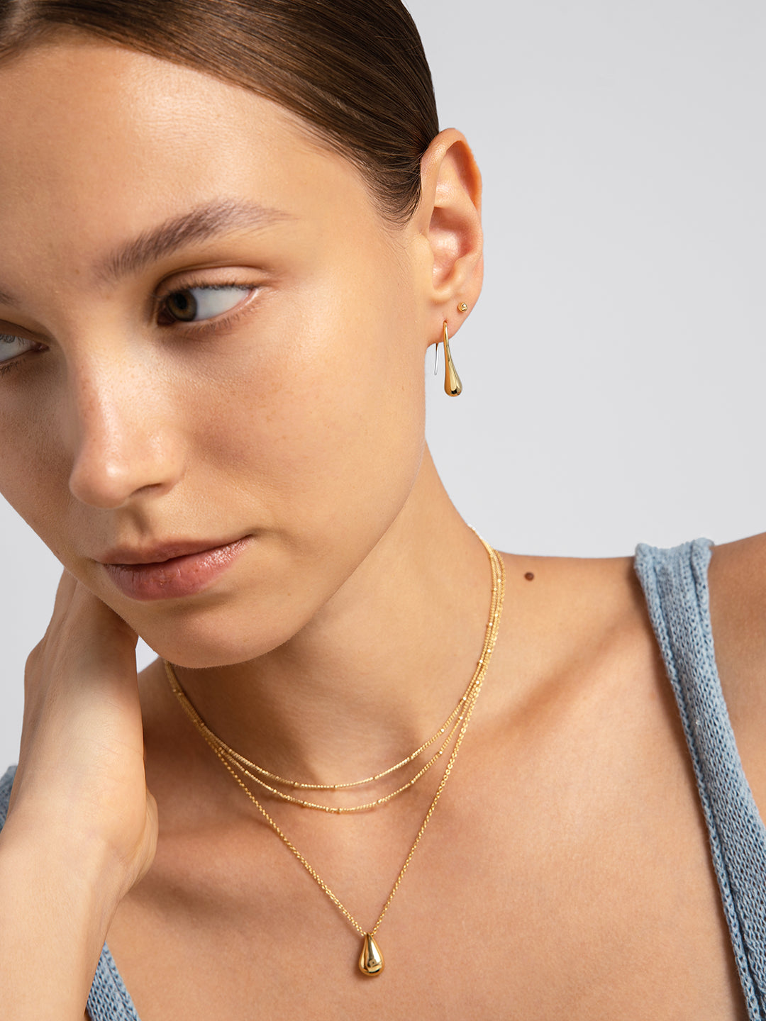 Raindrop Hoops - Hoop Earrings - OOTDY