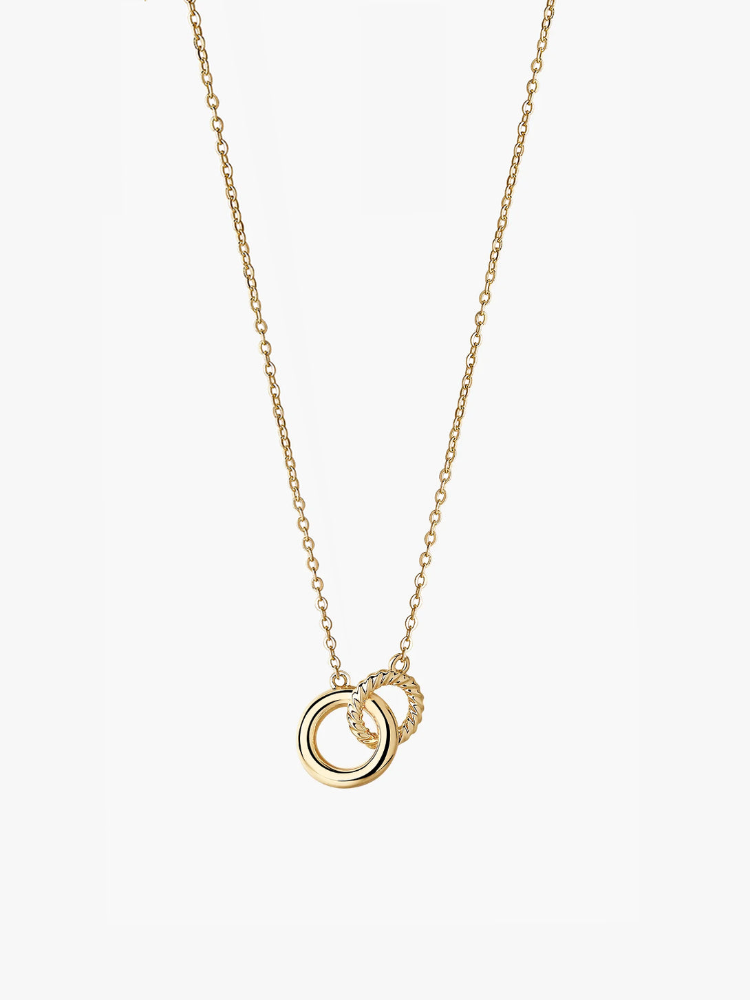 Interlocking Circle Necklace - Pendant Necklaces - OOTDY