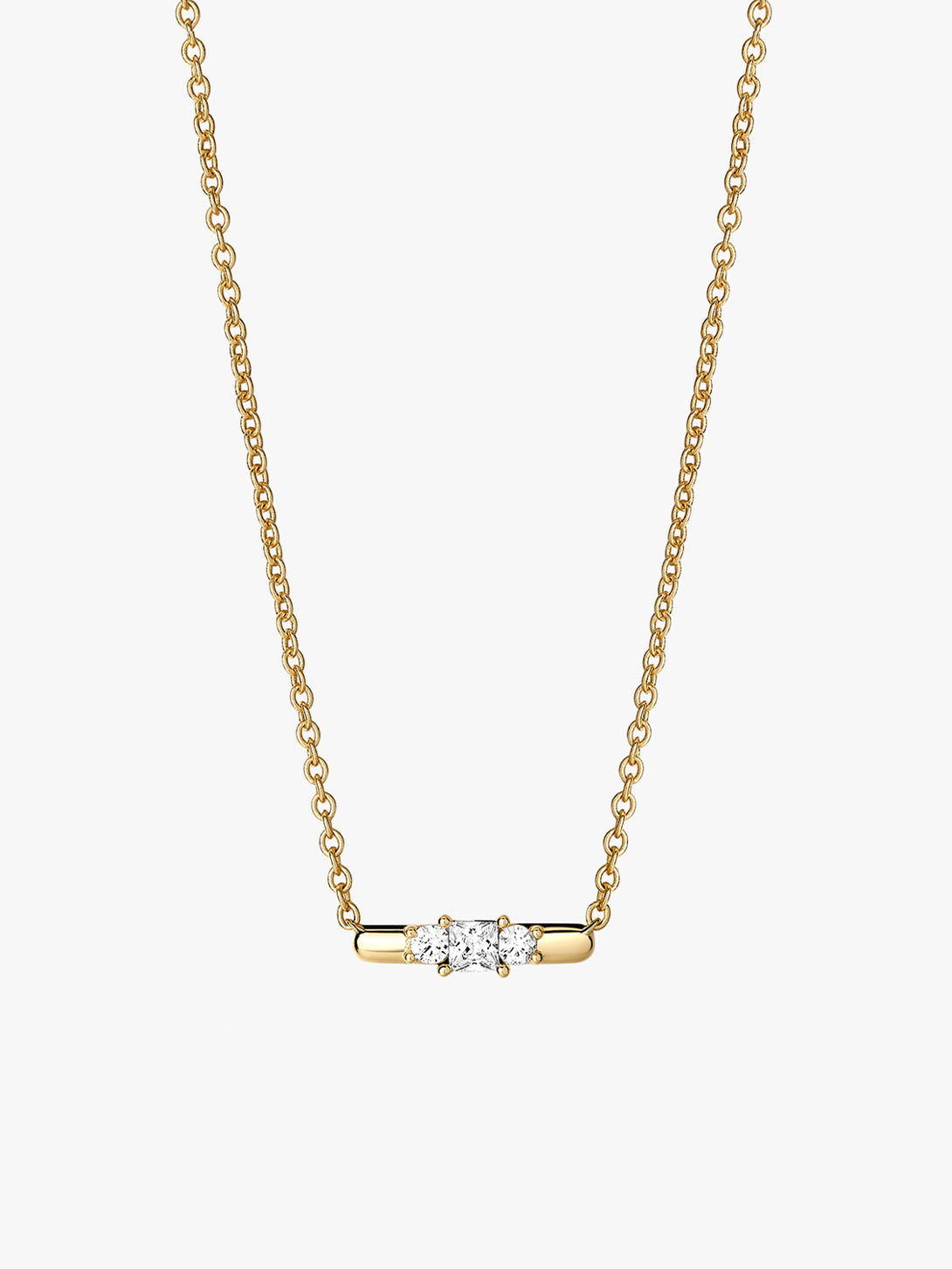 Crystal Bar Necklace - Pendant Necklaces - OOTDY