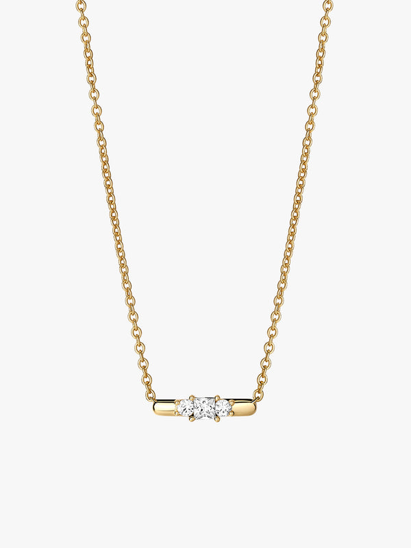 Crystal Bar Necklace