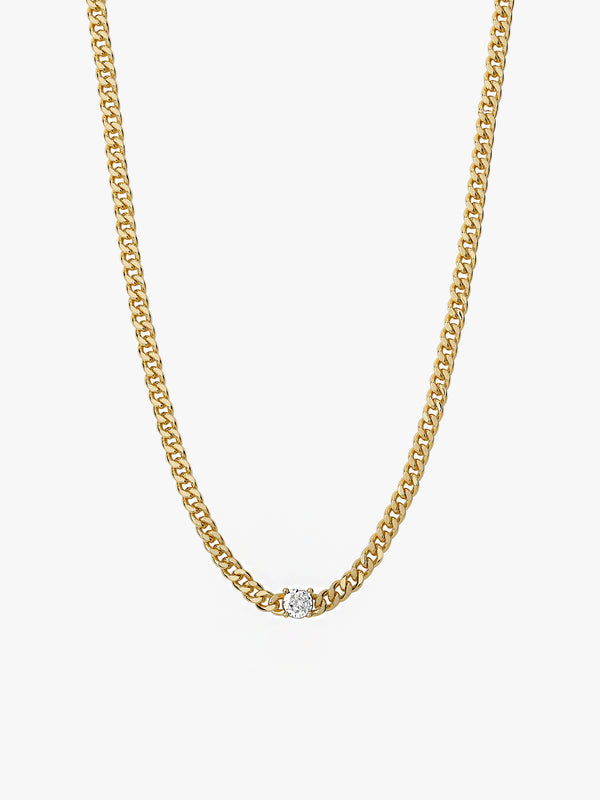 Crystal Bold Chain Necklace - Chain Necklaces - OOTDY