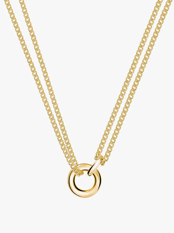 Linked Layered Necklace