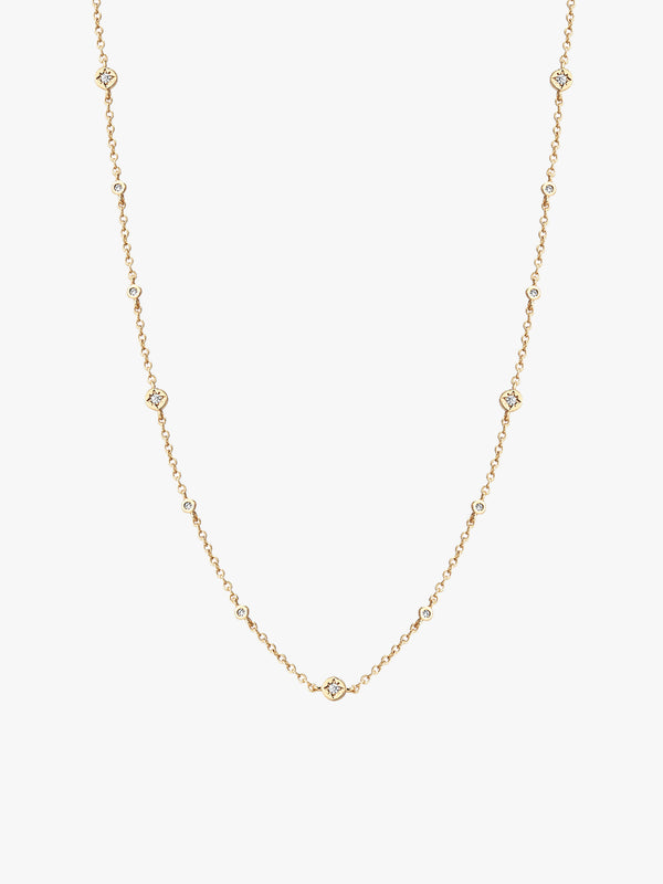 Polaris Crystal Station Necklace - Chain Necklaces - OOTDY