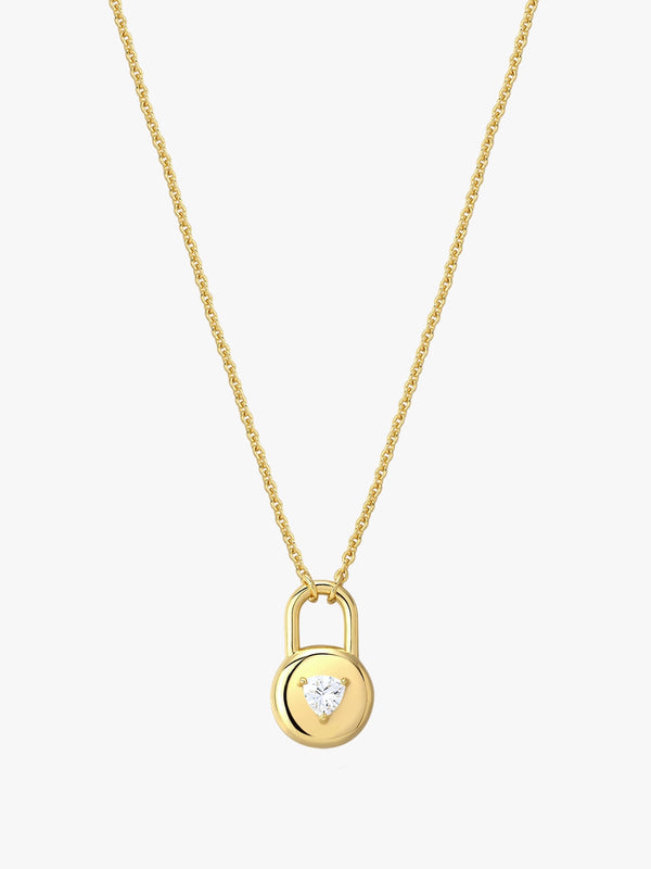 Love Lock Pendant Necklace