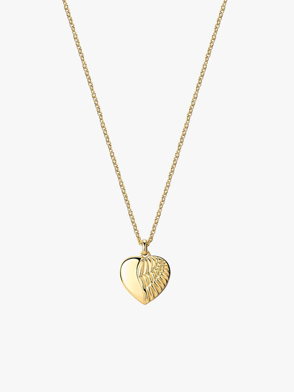 Wing Heart Necklace - Pendant Necklaces - OOTDY