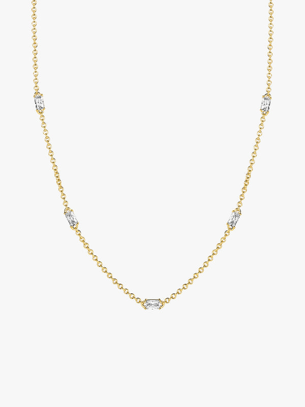 Baguette Crystal Choker