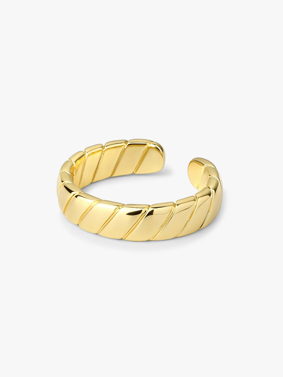 Classical Flat Twisted Opening Ring - OOTDY