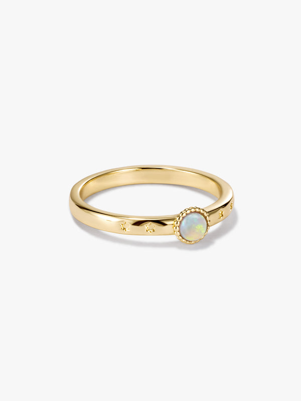 Star Opal Beaded Ring - Delicate Rings - OOTDY