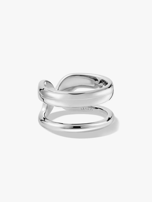 Silver Layered Ring