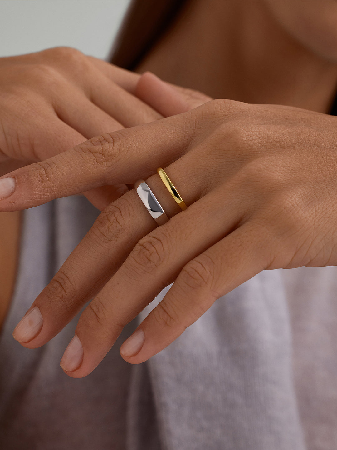 7 Layer Rings Mixed Layered Ring – OOTDY
