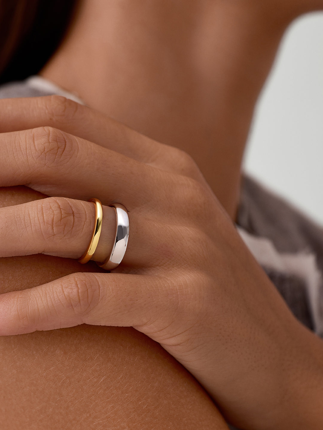 7 Layer Rings Mixed Layered Ring – OOTDY