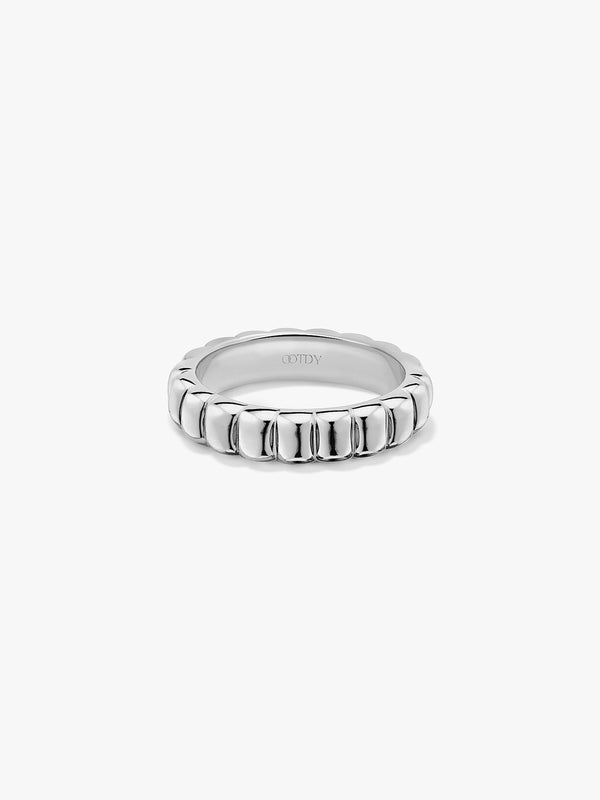 Silver Texture Ring