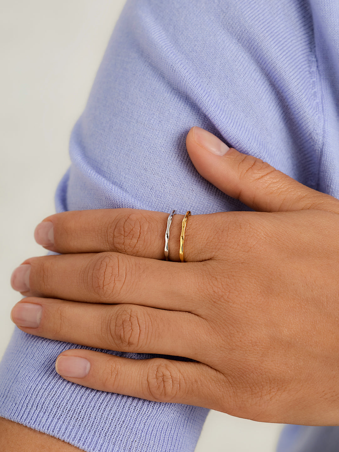 5 Ripple Rings Mixed Ripple Double Ring – OOTDY