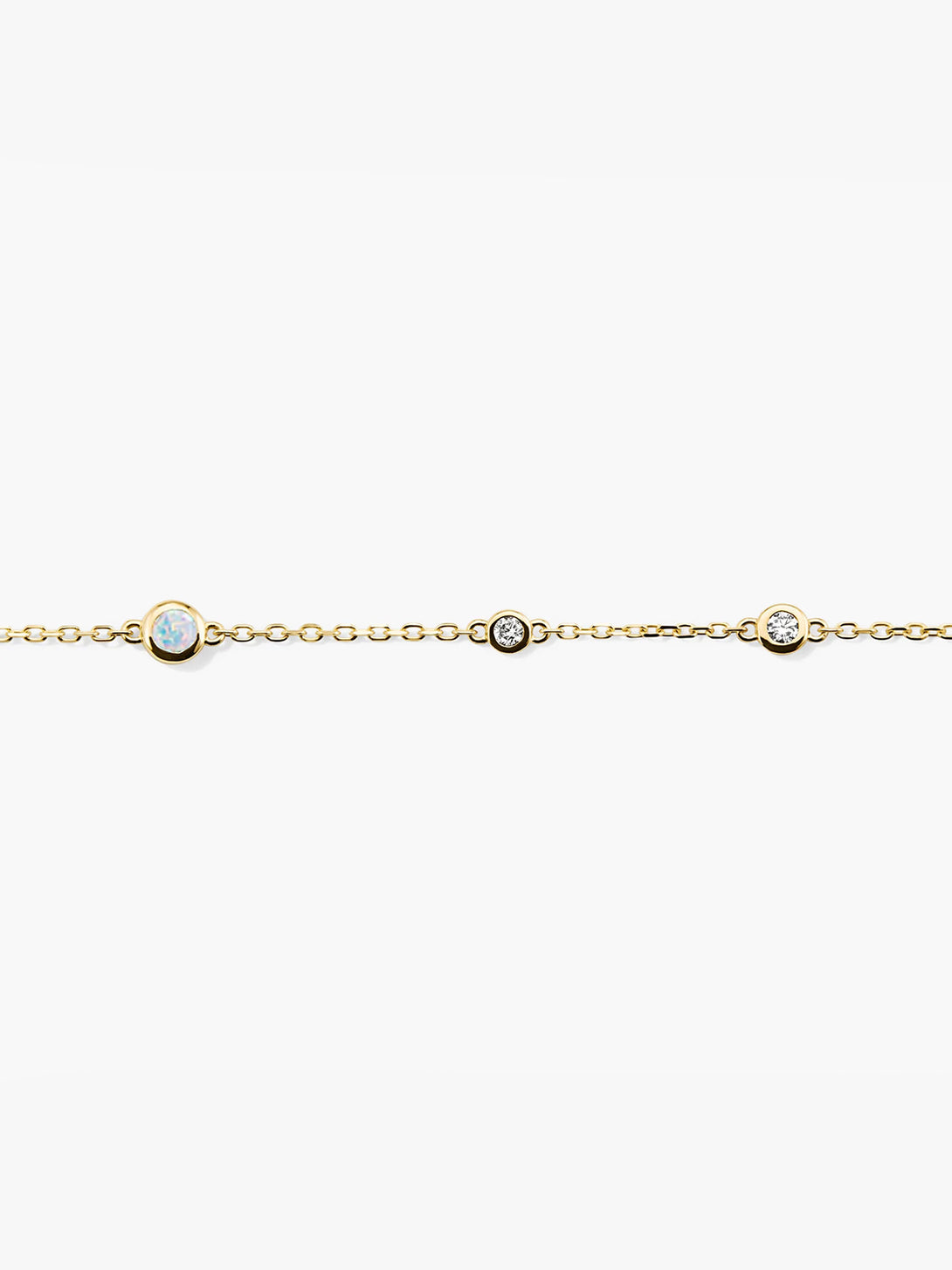 Opal & Sapphire Station Bracelet - Station Bracelets - OOTDY
