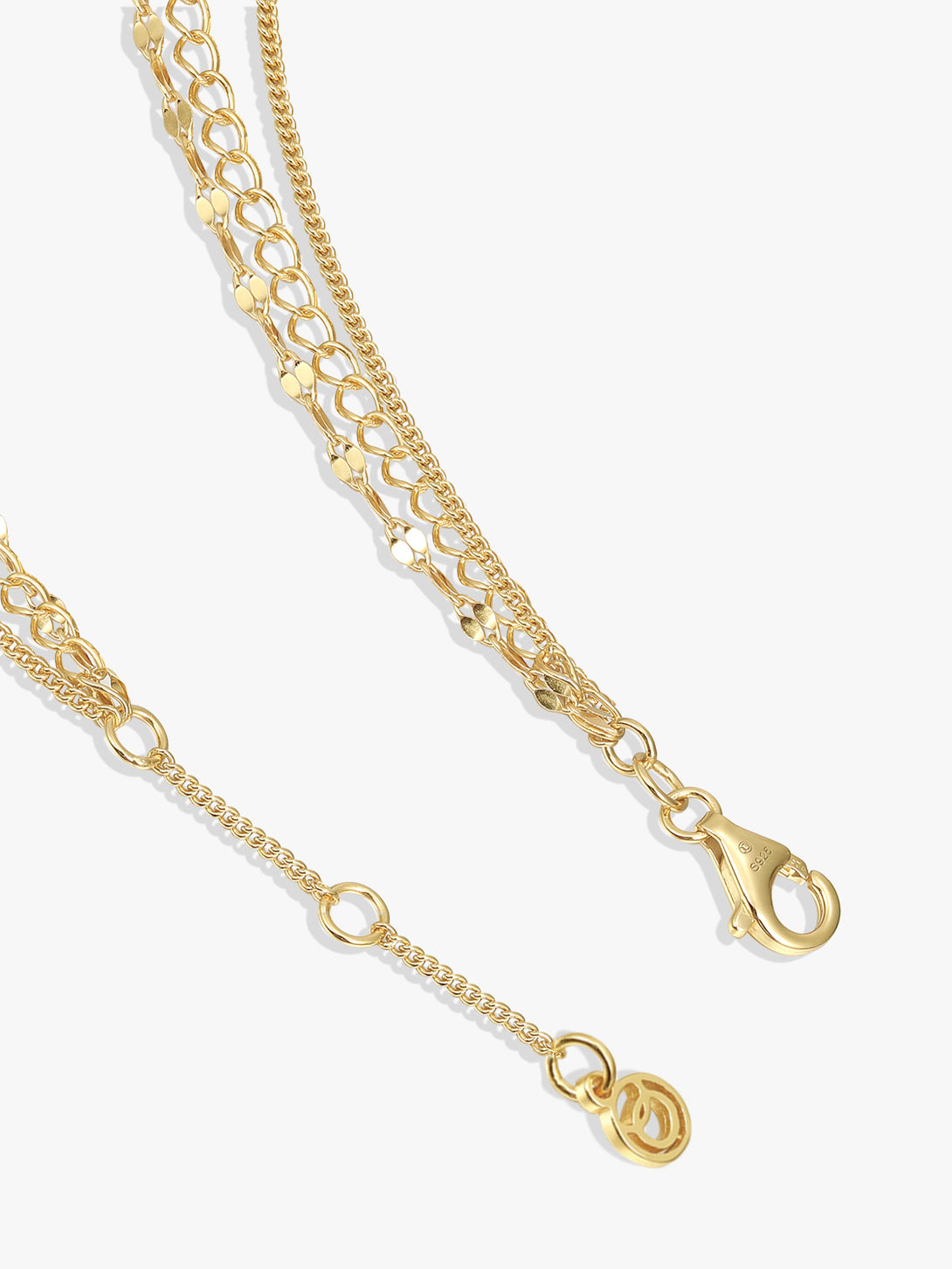 Three Chain Layered Bracelet - Chain Bracelet - OOTDY