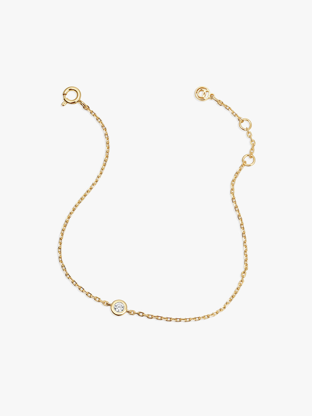 Bezel Diamond Bracelet - Pendant Bracelets - OOTDY