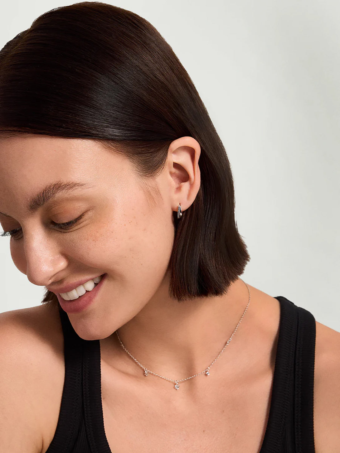 Double Semicircle Huggies - Huggie Earrings - OOTDY