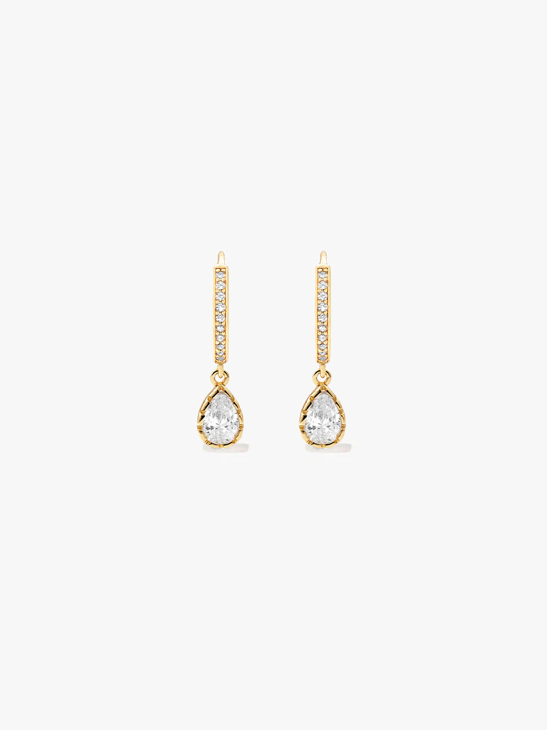 Sparkling Teardrop Drops - Drop Earrings - OOTDY