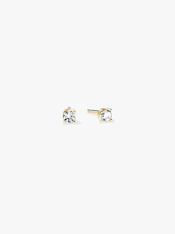 Prong Sapphire Studs