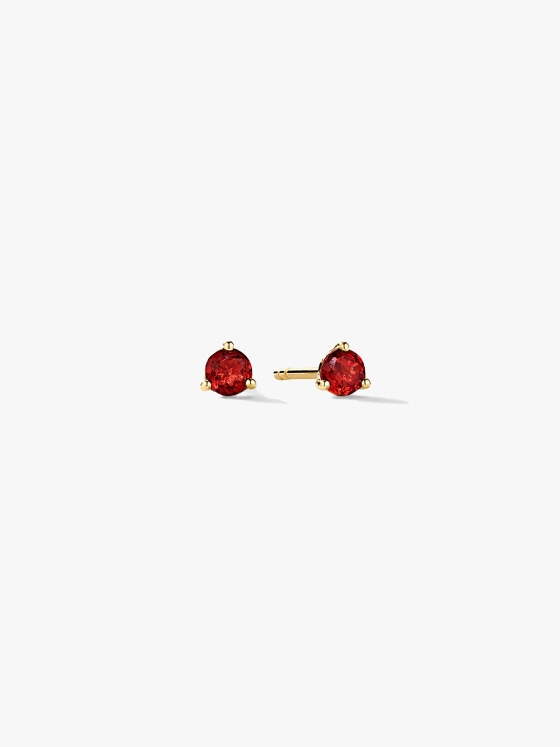 Mini Garnet Studs - Stud Earrings - OOTDY